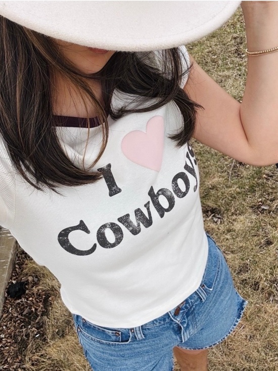 Grayson Threads Tops - Grayson Threads I Love Cowboys Western Graphic Tee